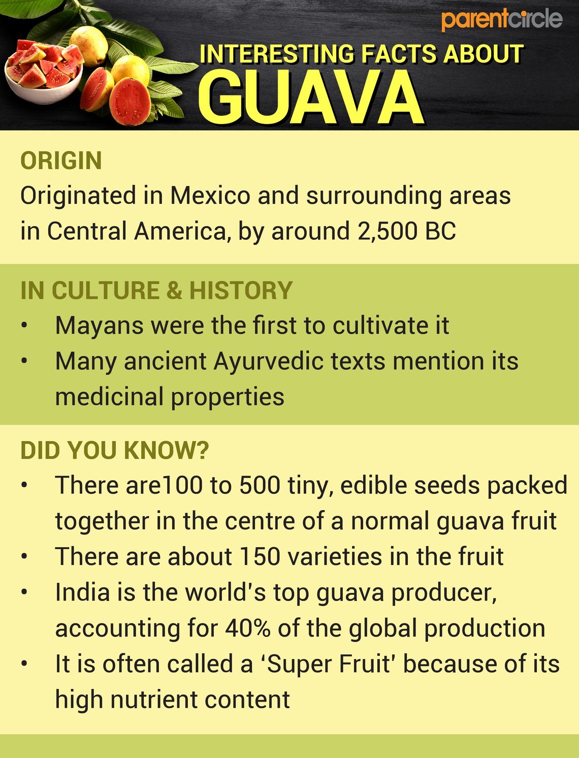 Health Benefits of Guava Fruit & Leaves, Uses of Guava Leaf Parentcircle